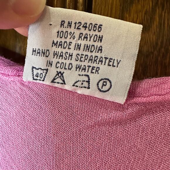 Shoreline Multicolor Tie Dye Hippie Bohemian Embroidered Beaded Thin Dress Sz 1X - Picture 6 of 6